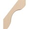 Ekena Millwork 5-inch W x 14-inch D x 18-inch H Stanfield Rough Cedar Woodgrain TimberThane Knee Brace, Primed BRCUR05X14X18STARCPR - alternate 4